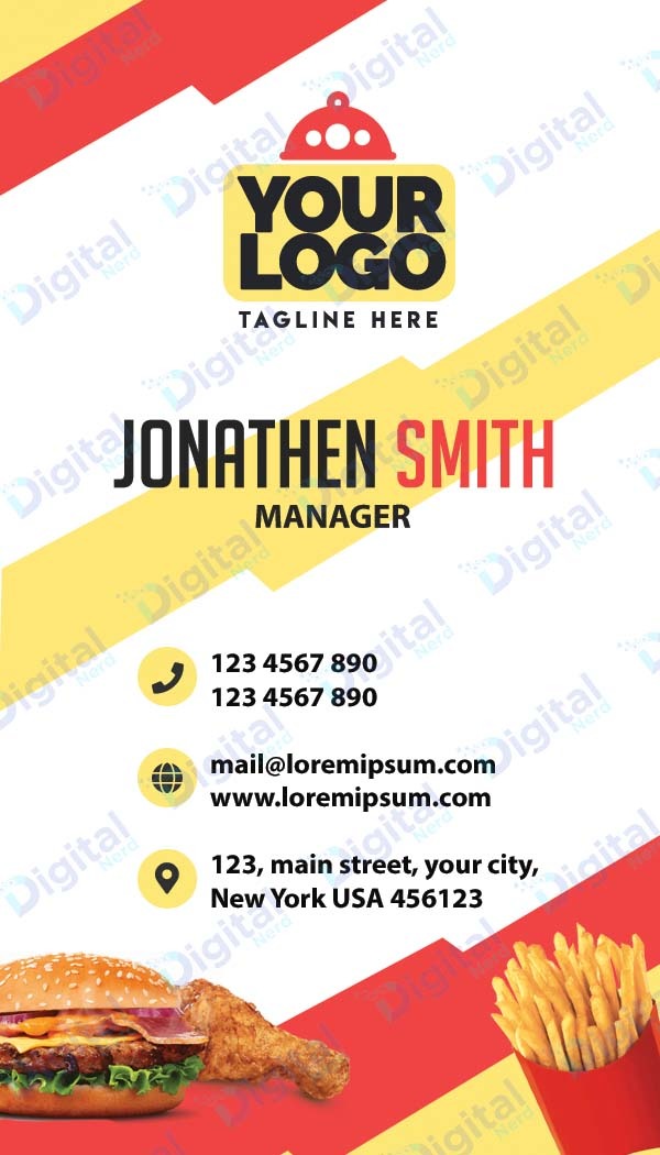 Digital business card for corporate